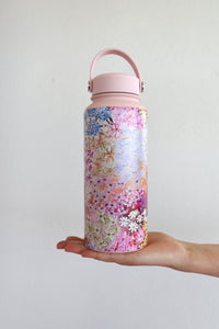 Ladybug Water Bottle Pink