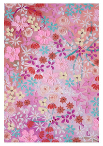 Patchwork Quilts and Garden Posies PRINT